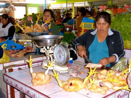 mercato perù, mercato nazca, polleria perù