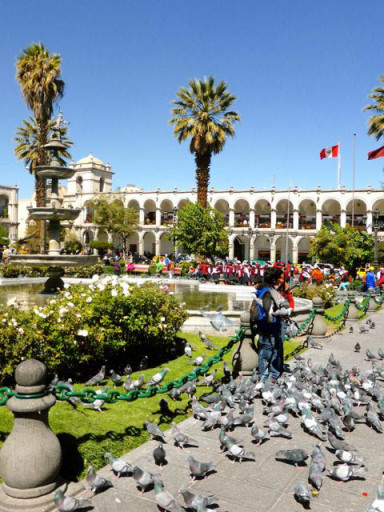 Arequipa, plaza de armas arequipa