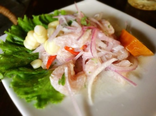 ceviche, piatto peruviano