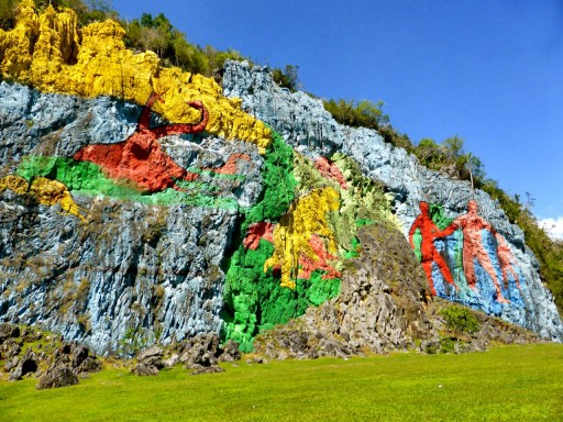 valle vinales, murales preistorico