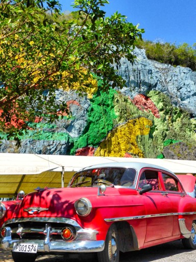 valle vinales, murales preistorico