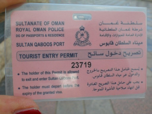 tourist card oman