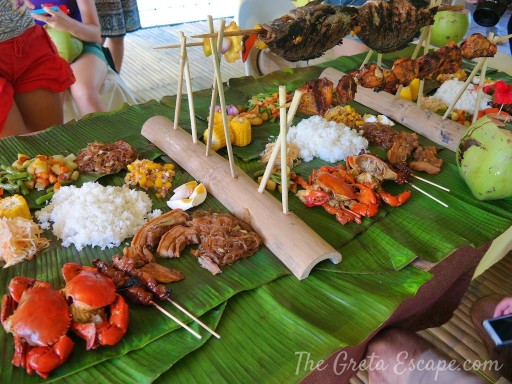 Boat lunch Bohol