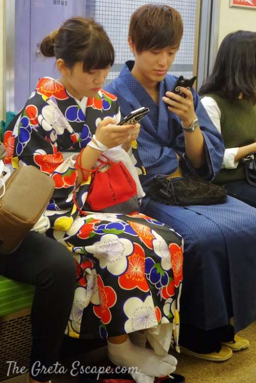 kimono a Tokyo