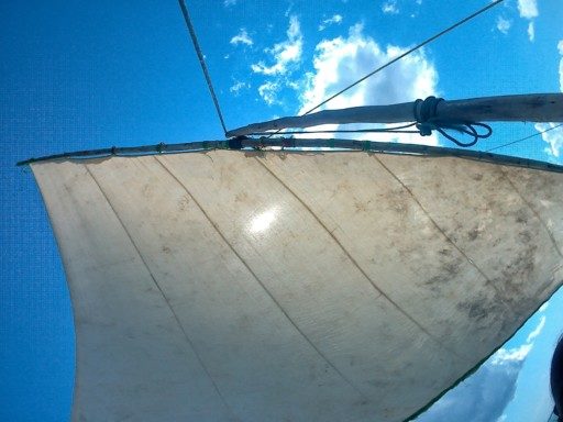 Prendere un passaggio in dhow, la barca dei pescatori, è un must!