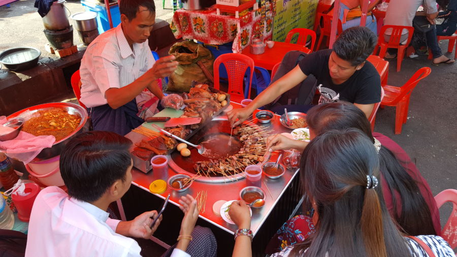 street food Yangon